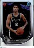 Dylan Harper 2025 Bowman Chrome RED Rookie Refractor RC San Antonio Spurs