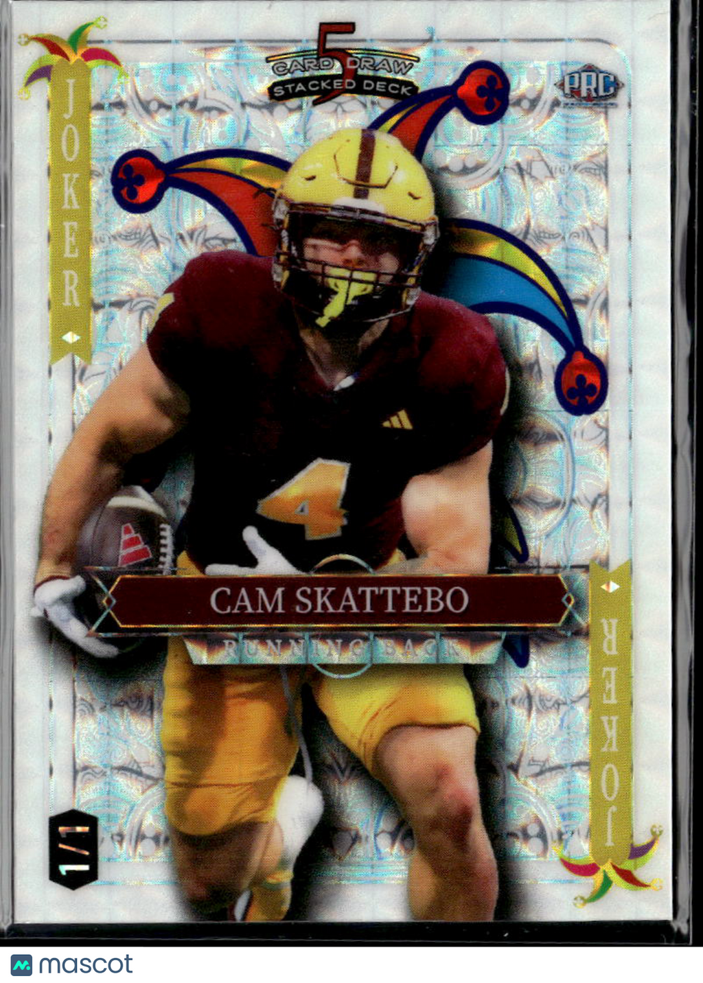 Cam Skattebo 2024 Wild Card Joker Rookie RC 1/1 Arizona State NY Giants