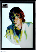 Luke Skywalker 2022 Topps Star Wars Galaxy Refractor #1