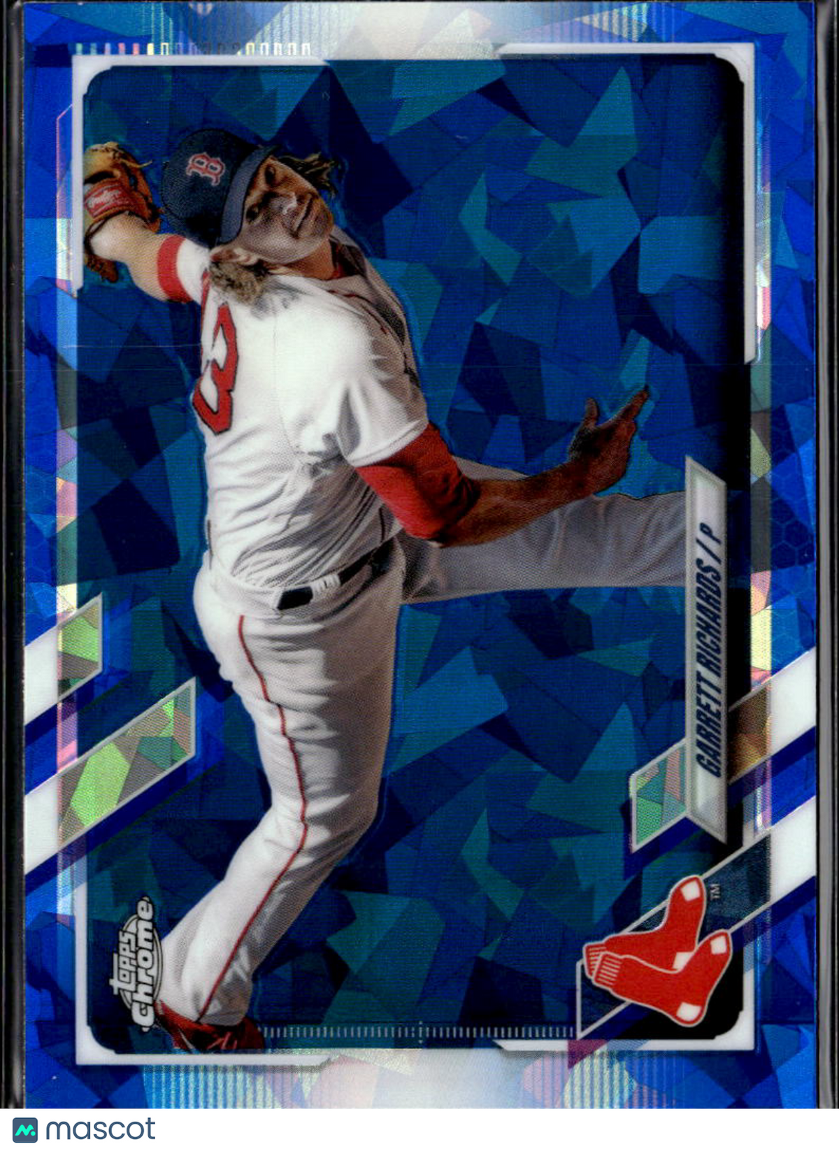 Garrett Richards 2021 Topps Chrome Update Sapphire Edition Boston Red Sox