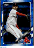 Martin Perez 2021 Topps Chrome Update Series Sapphire Boston Red Sox