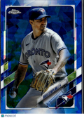 Ross Stripling 2021 Topps Chrome Update Series Blue Sapphire Toronto Blue Jays