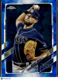 Michael Wacha 2021 Topps Chrome Update Sapphire Edition Tampa Bay Rays