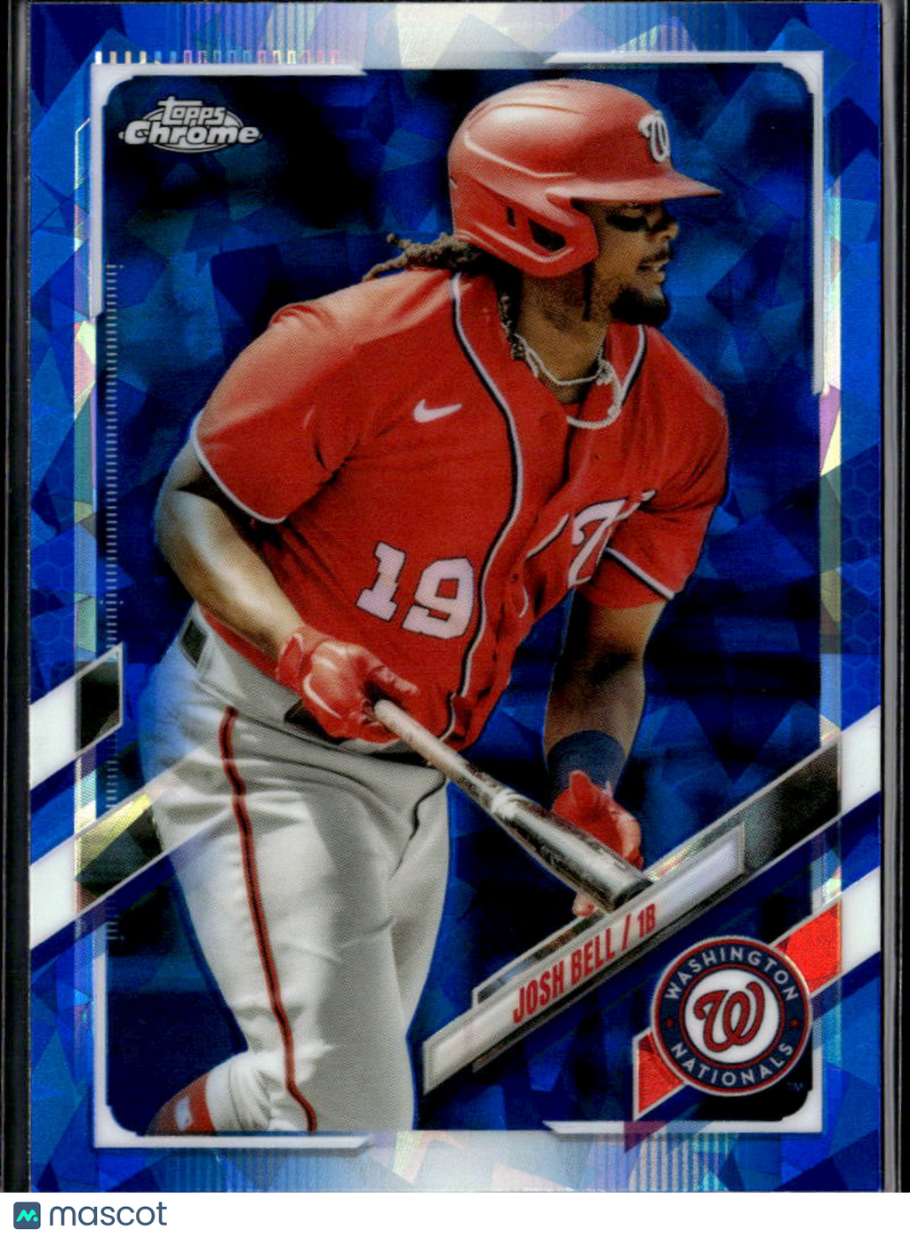 Josh Bell 2021 Topps Chrome Update Sapphire Washington Nationals