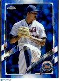 Taijuan Walker 2021 Topps Chrome Update Blue Sapphire Refractor New York Mets
