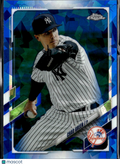 Chad Green 2021 Topps Chrome Update Sapphire Blue New York Yankees