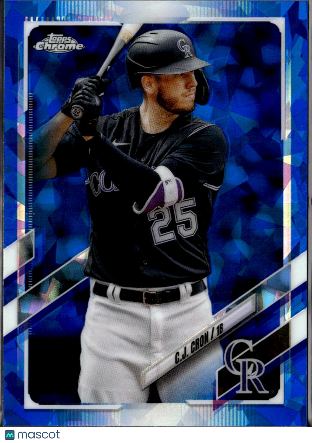 C.J. Cron 2014 Topps Chrome Update Sapphire Colorado Rockies