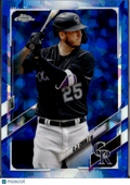 C.J. Cron 2014 Topps Chrome Update Sapphire Colorado Rockies