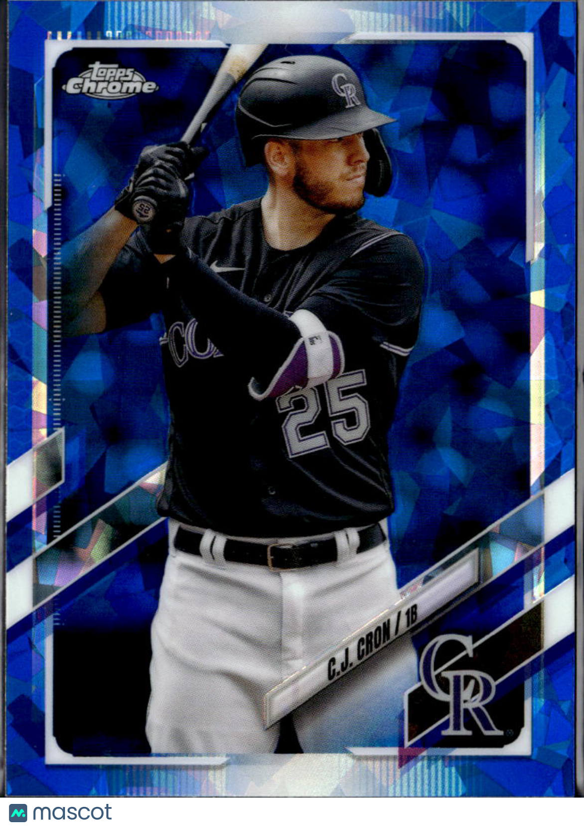 C.J. Cron 2014 Topps Chrome Update Sapphire Colorado Rockies
