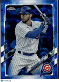 Eric Sogard 2021 Topps Chrome Update Series Blue Sapphire /38 Chicago Cubs