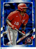 Josh Bell 2021 Topps Chrome Update Sapphire Edition Washington Nationals