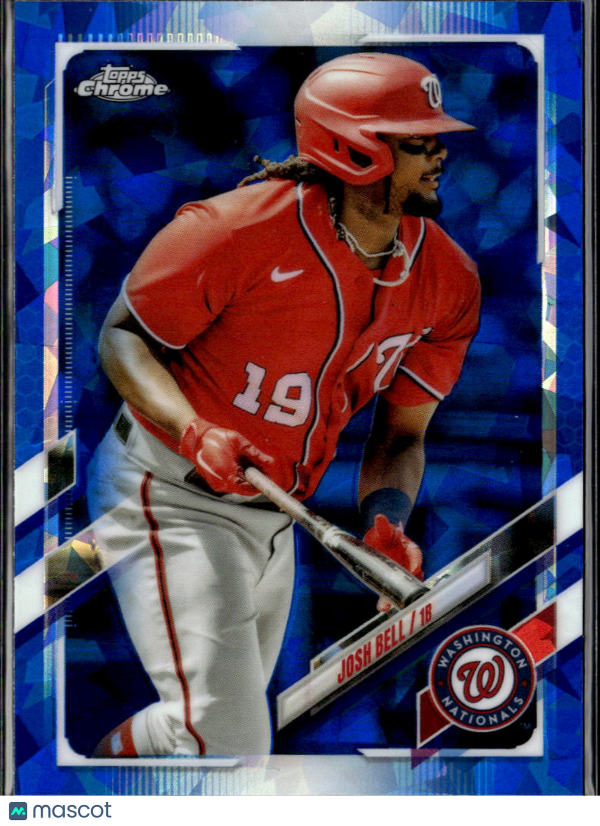 Josh Bell 2021 Topps Chrome Update Sapphire Edition Washington Nationals