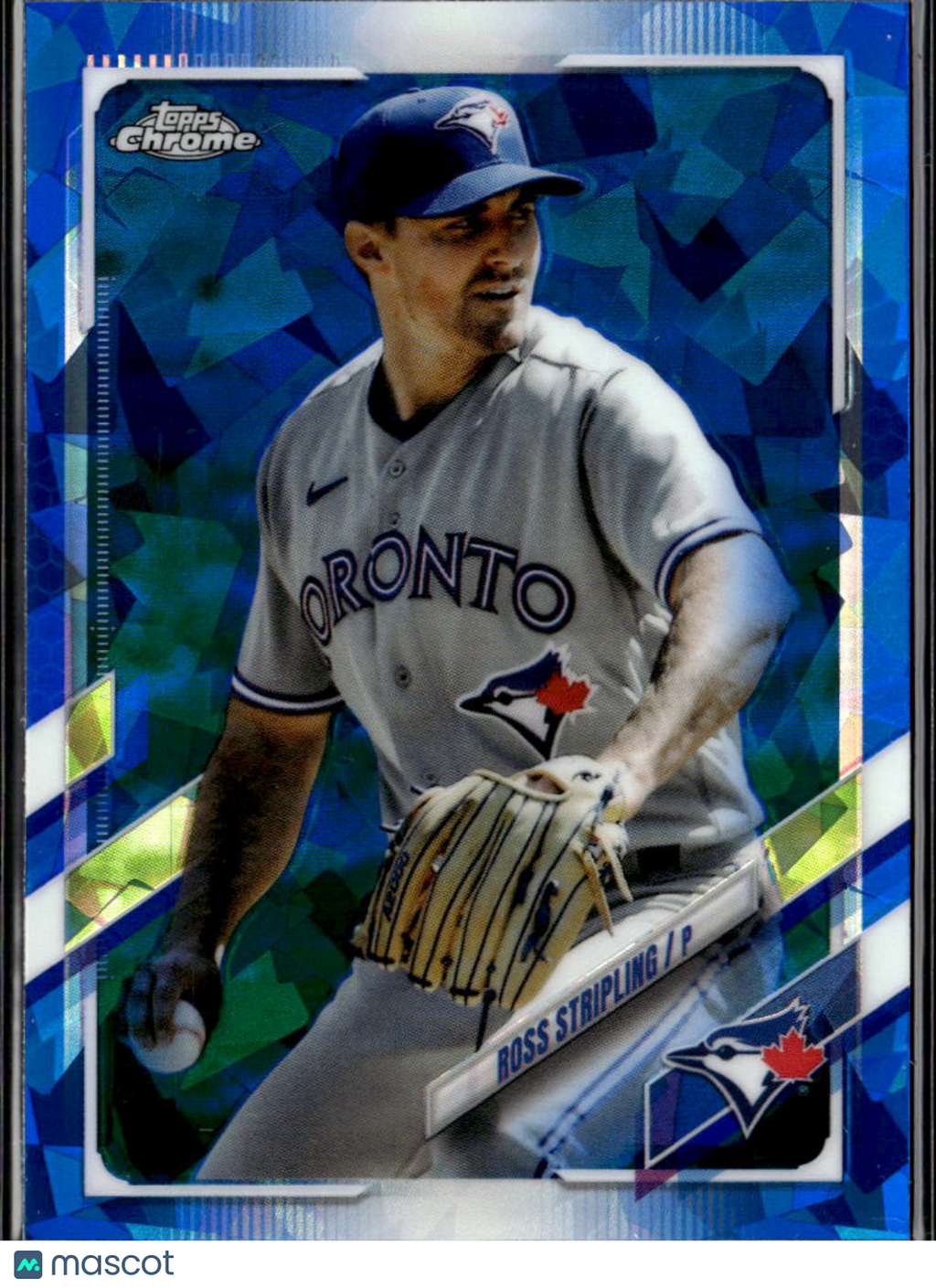 Ross Stripling 2021 Topps Chrome Sapphire Update Series Toronto Blue Jays