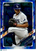Chris Archer 2021 Topps Chrome Sapphire Edition Blue Tampa Bay Rays