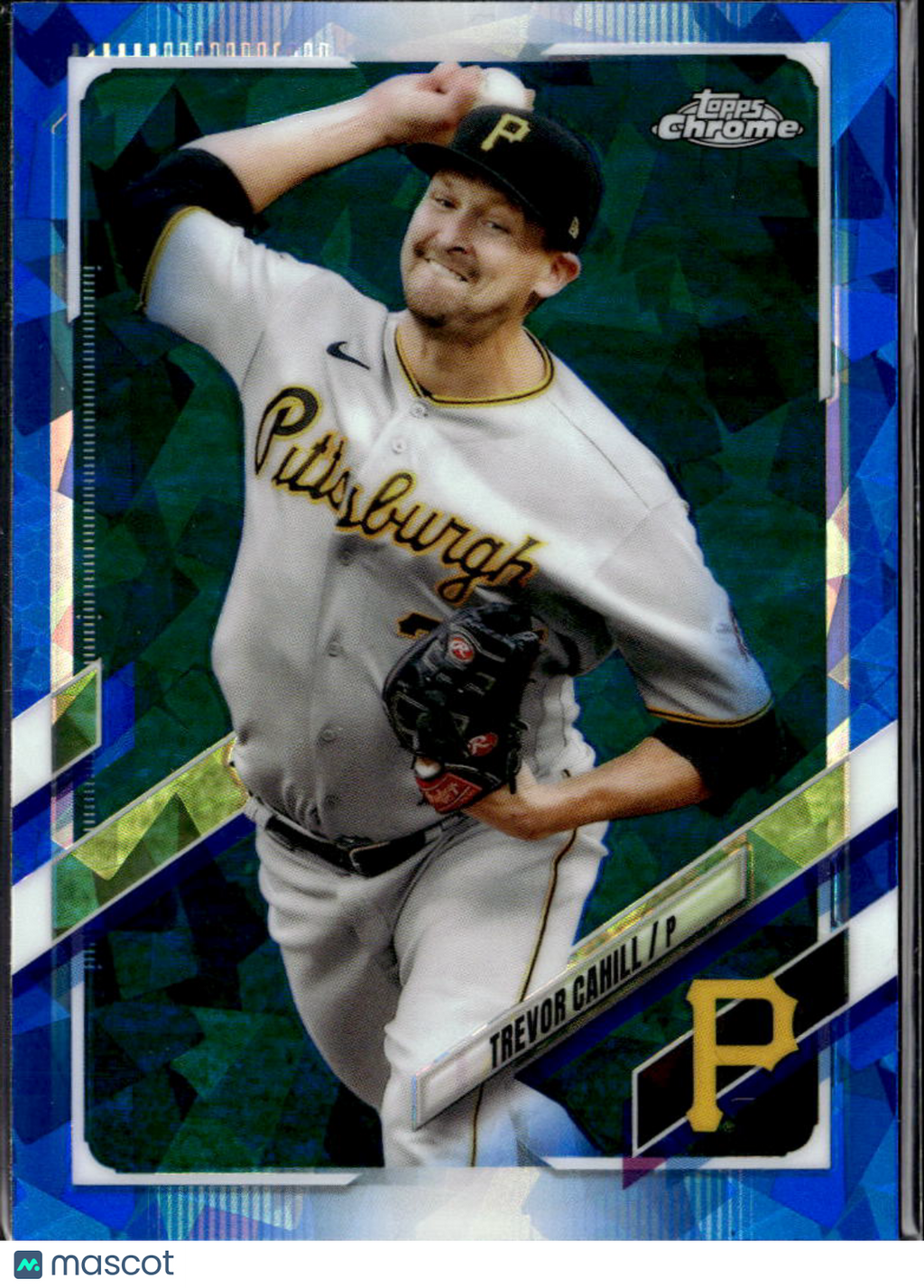 Trevor Cahill 2021 Topps Chrome Sapphire Edition Pittsburgh Pirates