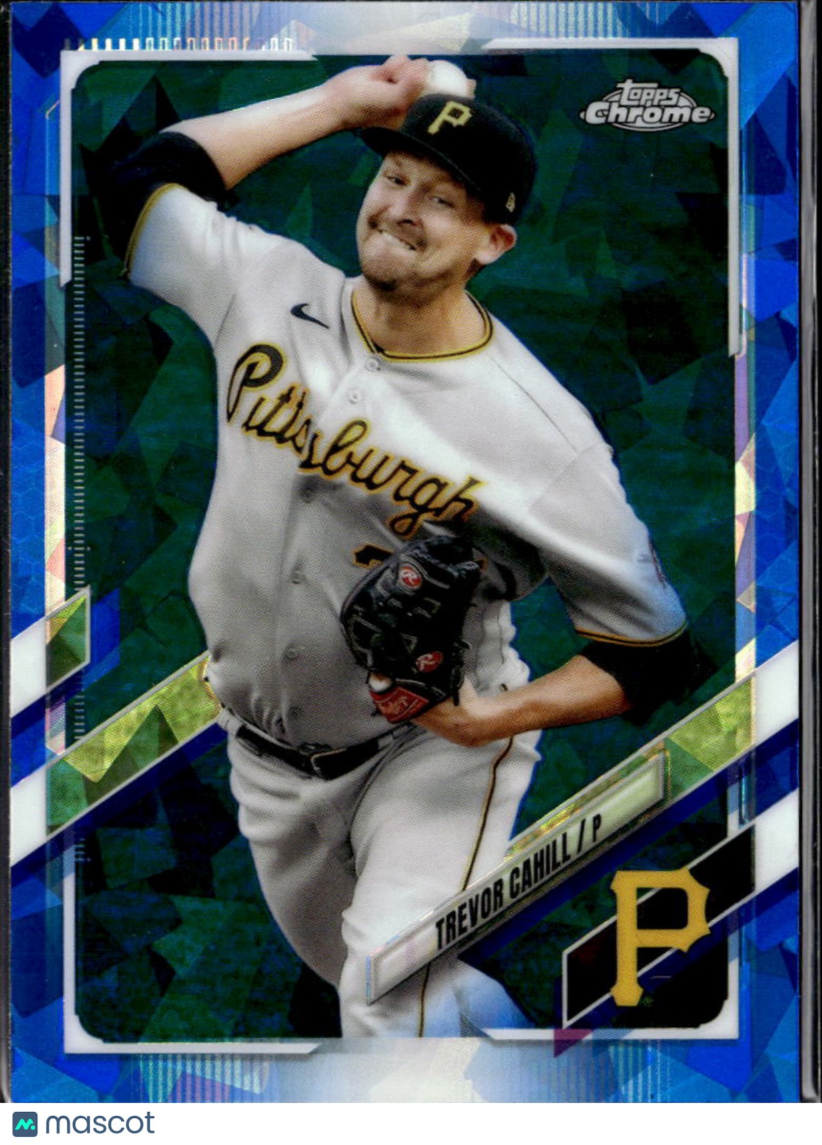 Trevor Cahill 2021 Topps Chrome Sapphire Edition Pittsburgh Pirates