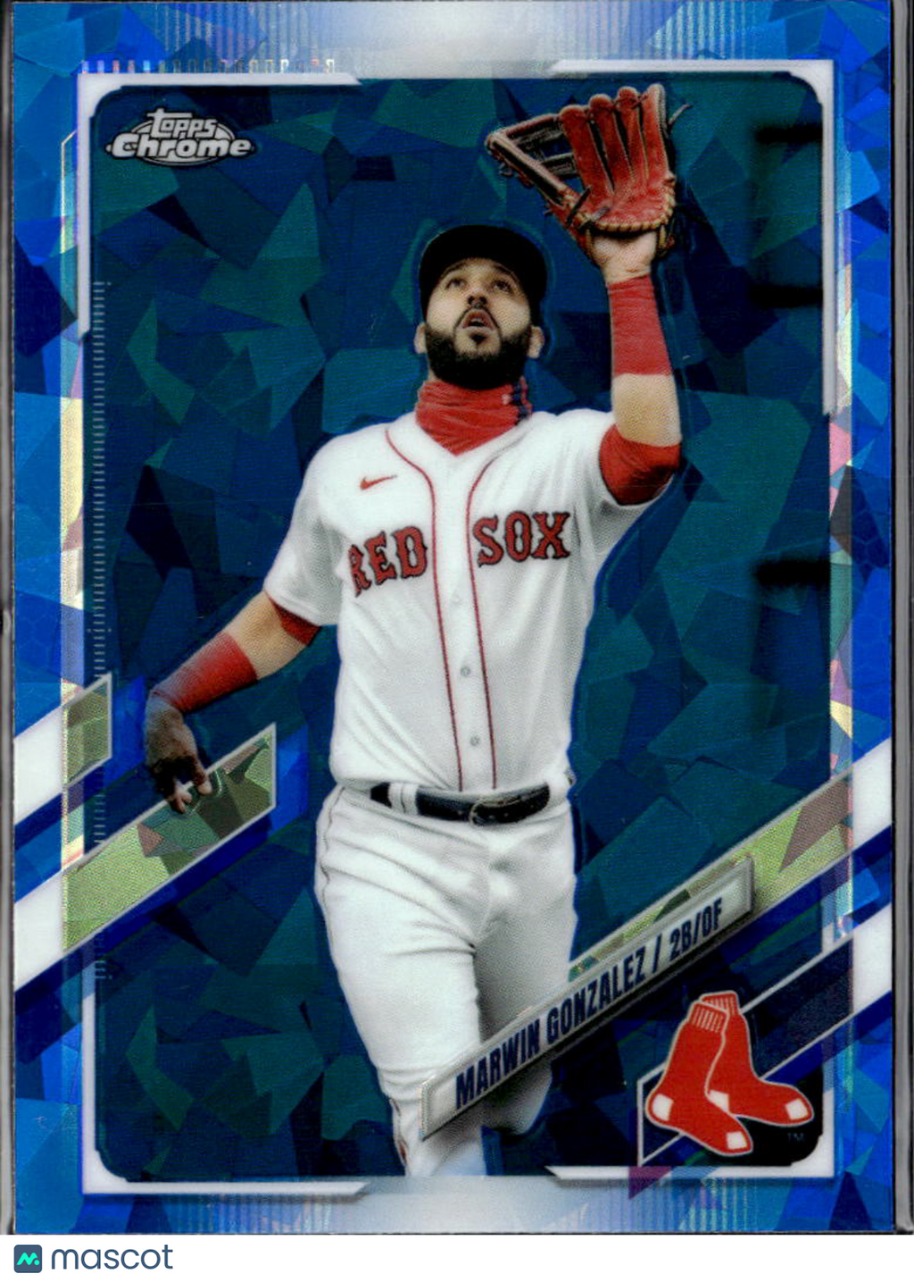 Marwin Gonzalez 2021 Topps Chrome Update Sapphire Edition Boston Red Sox
