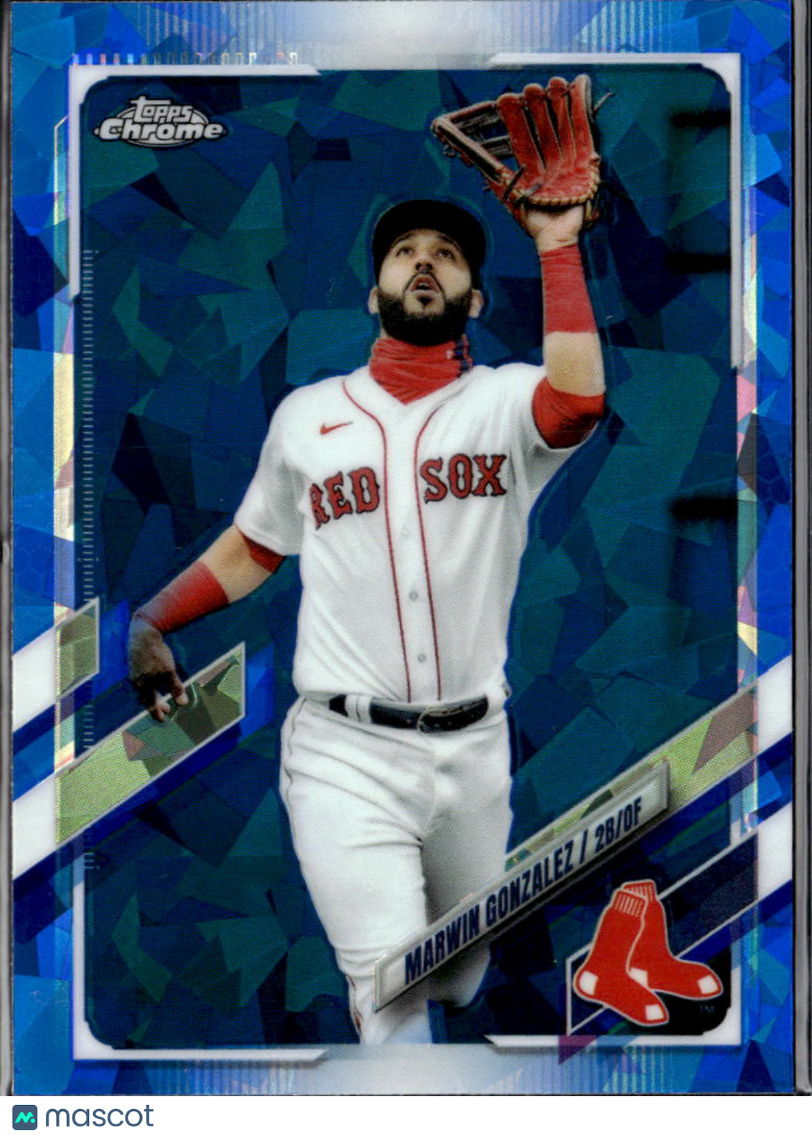 Marwin Gonzalez 2021 Topps Chrome Update Sapphire Edition Boston Red Sox