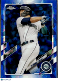 Ty France 2021 Topps Chrome Sapphire Update Series Seattle Mariners