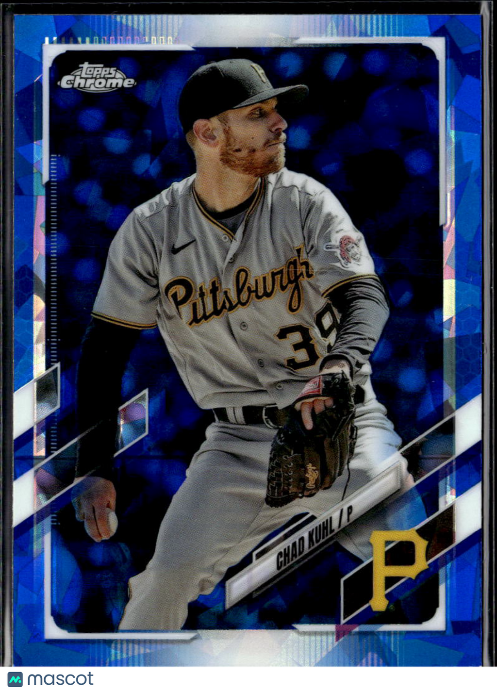 Chad Kuhl 2021 Topps Chrome Blue Sapphire Refractor Pittsburgh Pirates