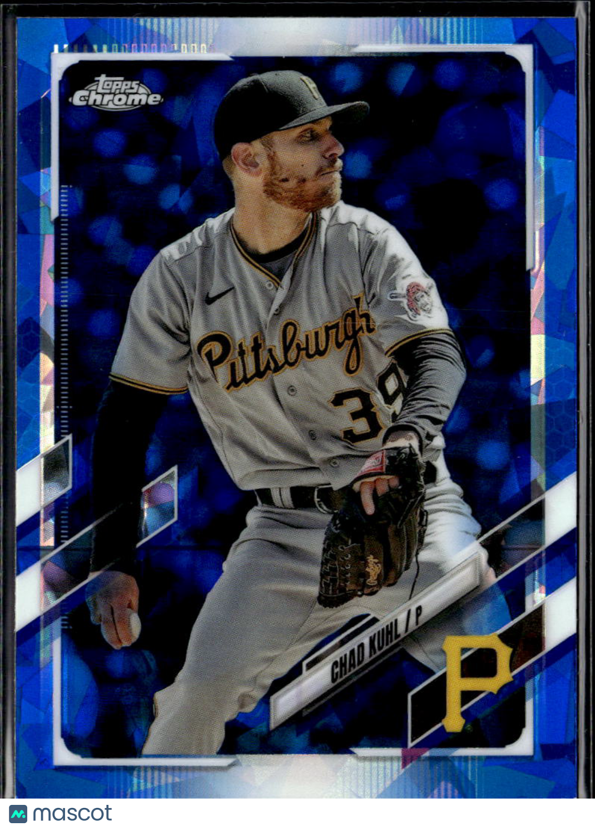 Chad Kuhl 2021 Topps Chrome Blue Sapphire Refractor Pittsburgh Pirates
