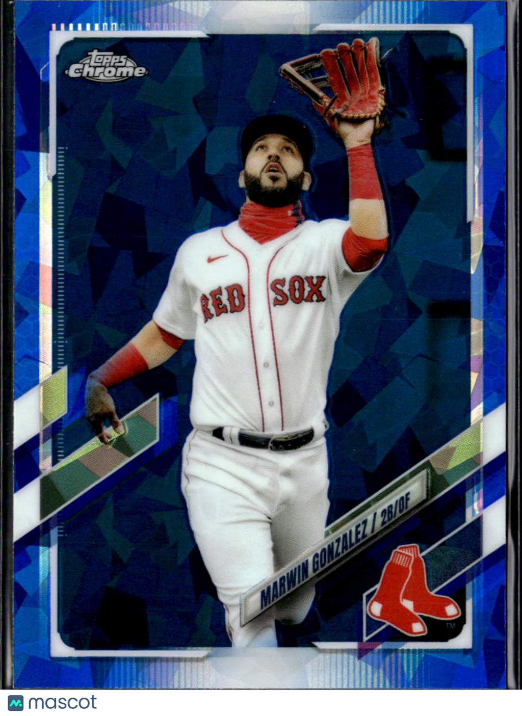 Marwin Gonzalez 2021 Topps Chrome Update Sapphire Edition Boston Red Sox