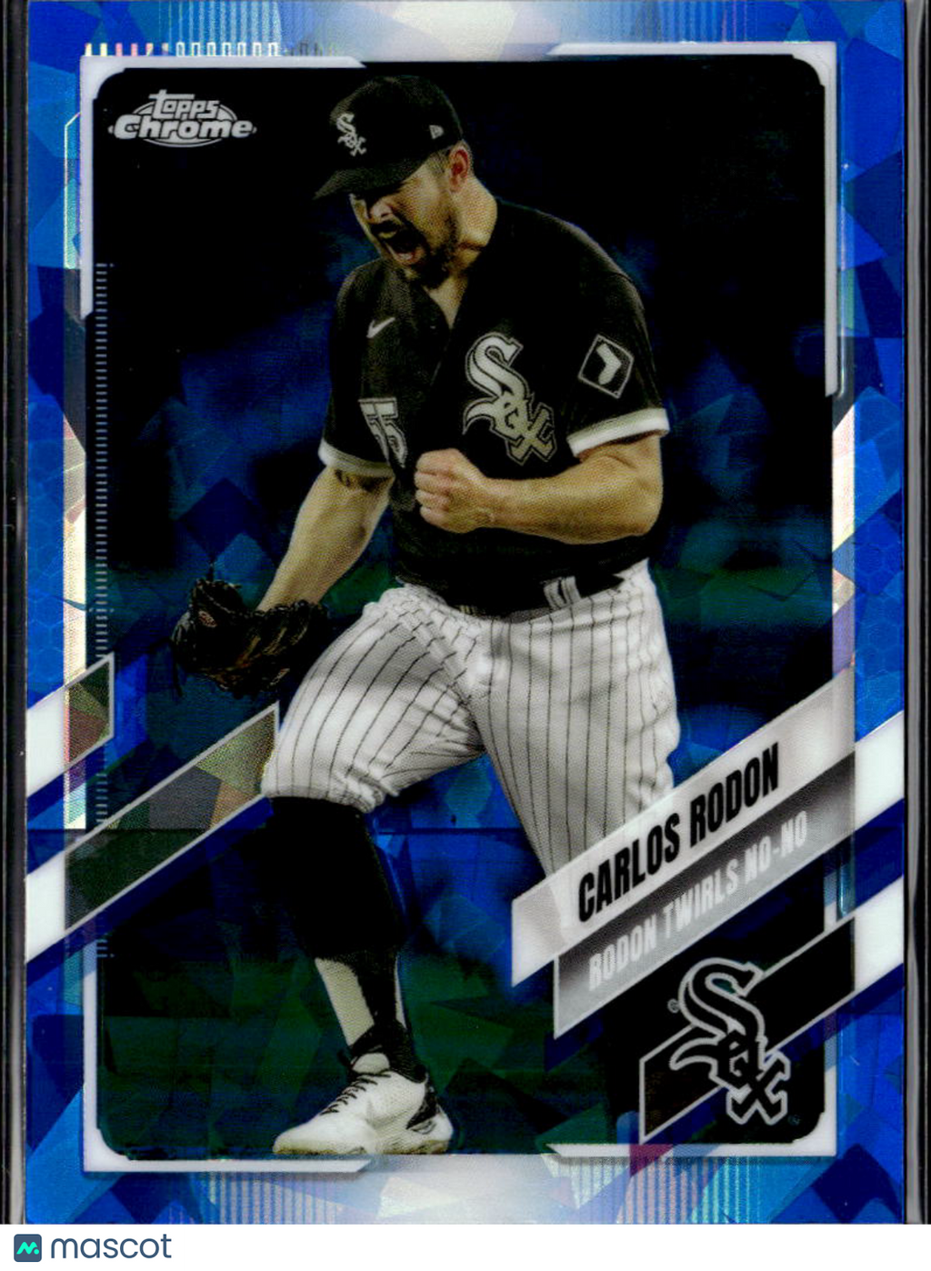 Carlos Rodón 2021 Topps Chrome Update Blue Sapphire Chicago White Sox