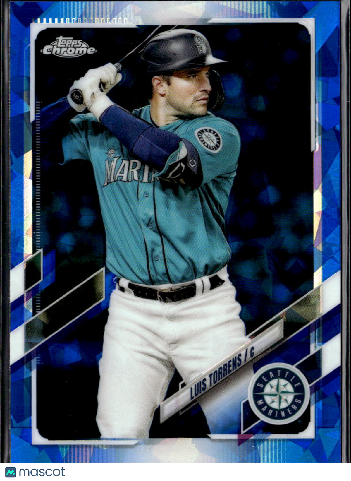 Luis Torrens 2021 Topps Chrome Sapphire Refractor Seattle Mariners