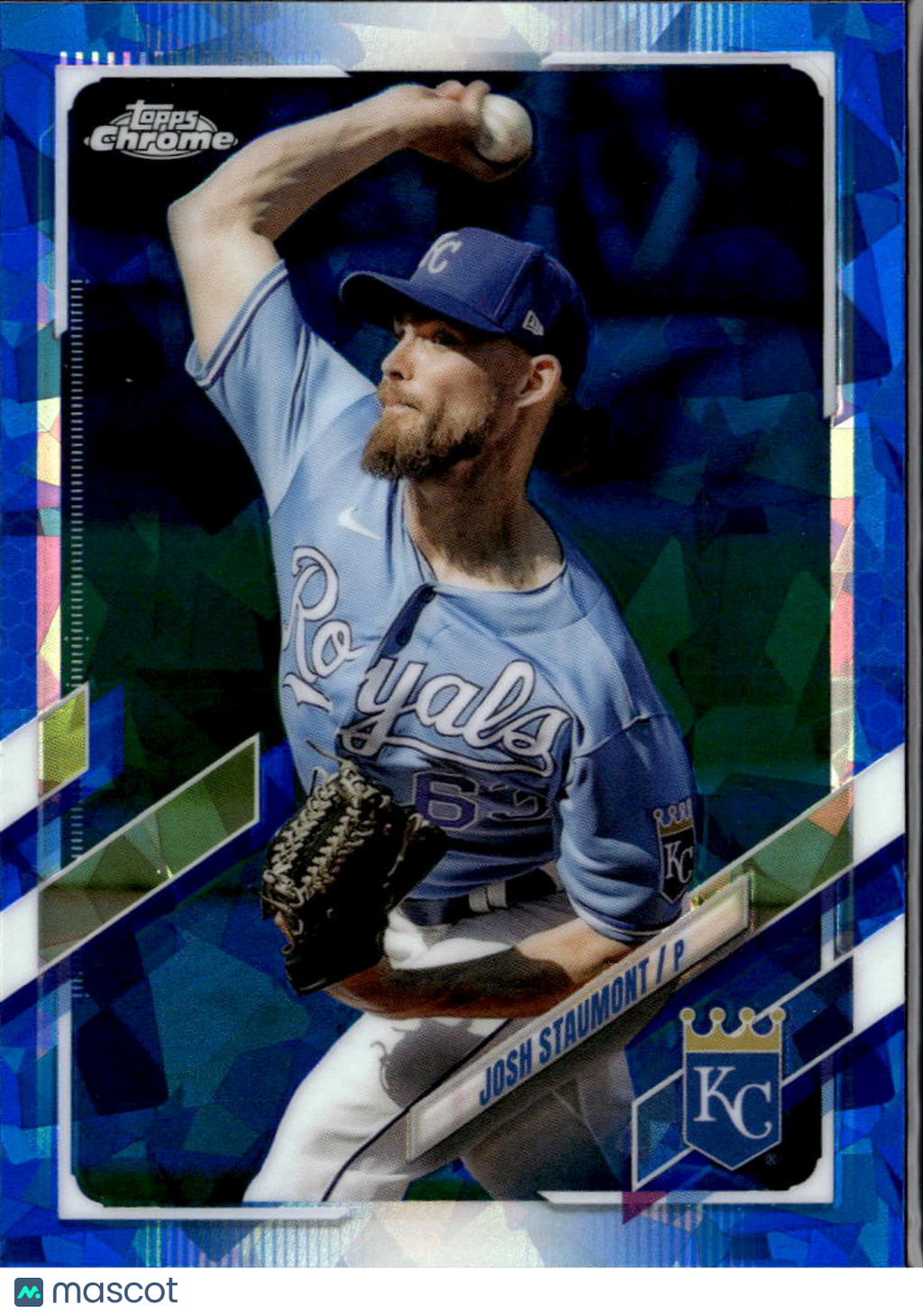 Josh Staumont 2021 Topps Chrome Update Sapphire Edition Kansas City Royals
