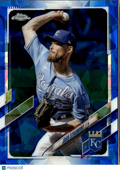 Josh Staumont 2021 Topps Chrome Update Sapphire Edition Kansas City Royals