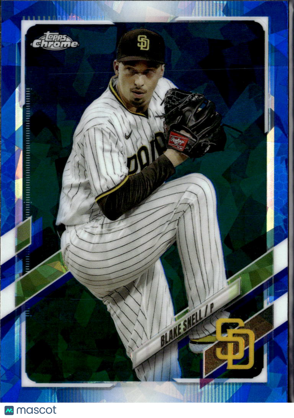 Blake Snell 2021 Topps Chrome Update Sapphire Edition San Diego Padres