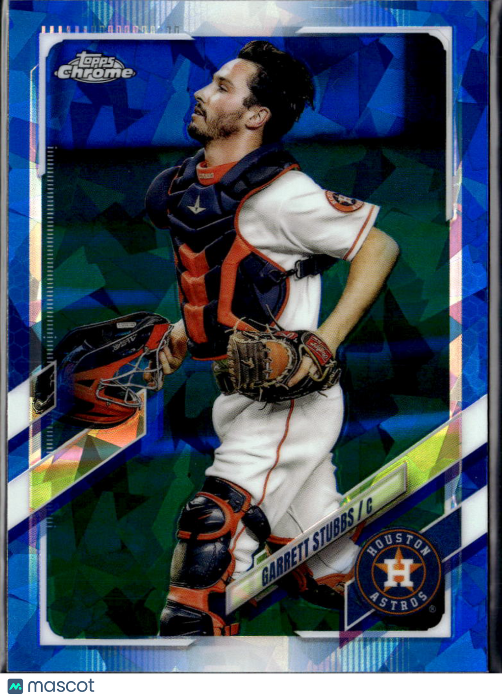 Garrett Stubbs 2021 Topps Chrome Update Sapphire Edition Houston Astros