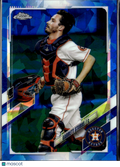 Garrett Stubbs 2021 Topps Chrome Update Sapphire Edition Houston Astros