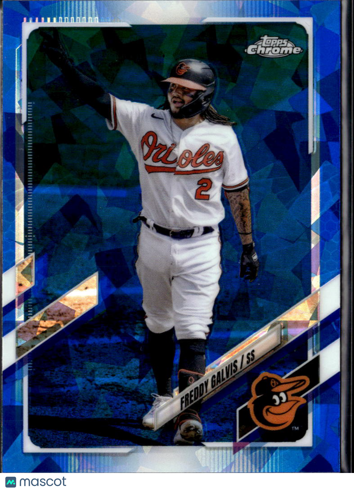 Freddy Galvis 2021 Topps Chrome Update Series Sapphire Edition Baltimore Orioles