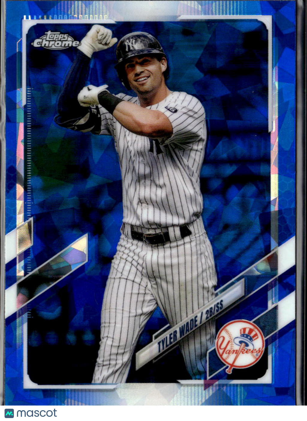Tyler Wade 2021 Topps Chrome Update Series Sapphire Edition New York Yankees