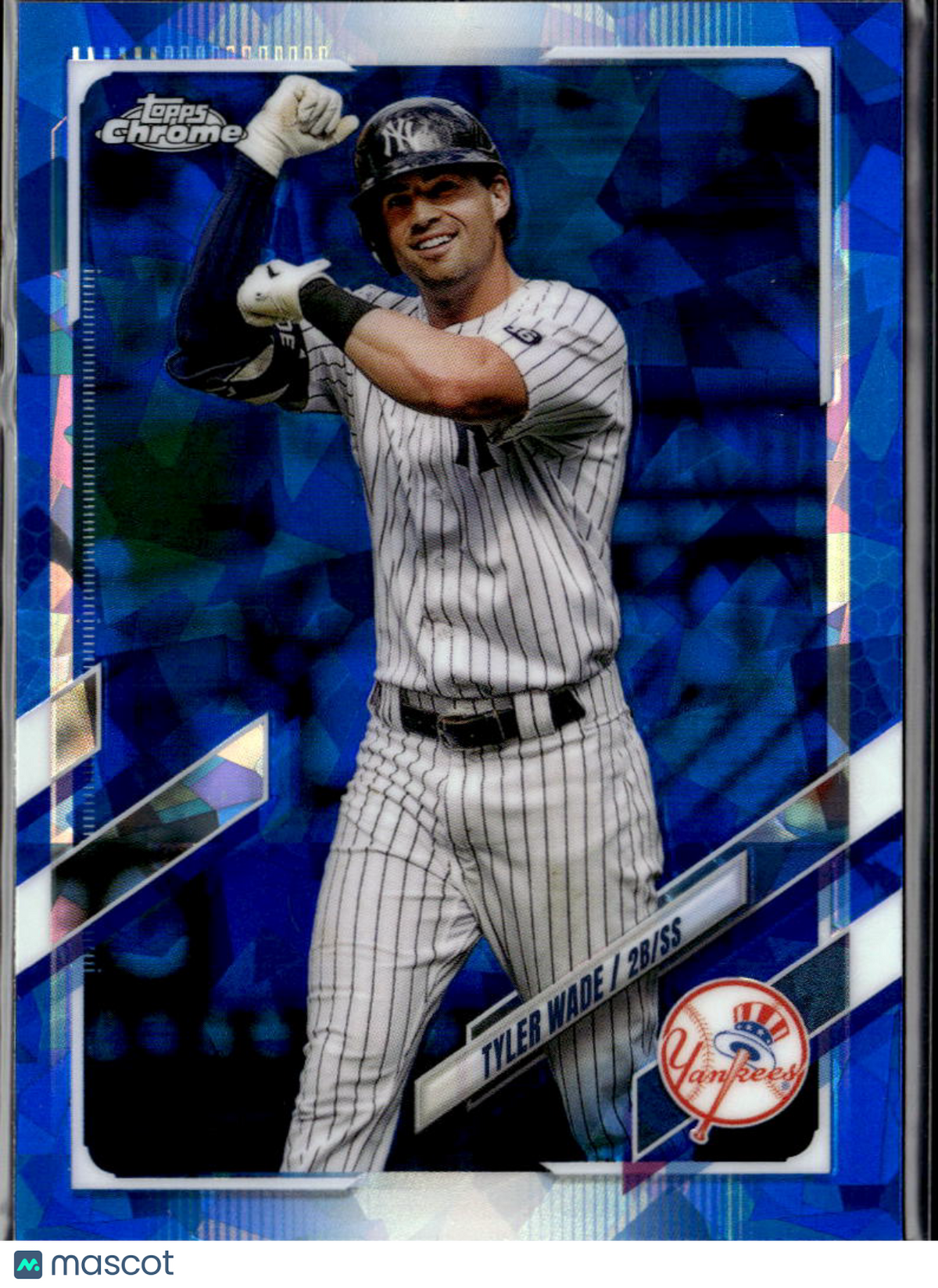 Tyler Wade 2021 Topps Chrome Update Series Sapphire Edition New York Yankees