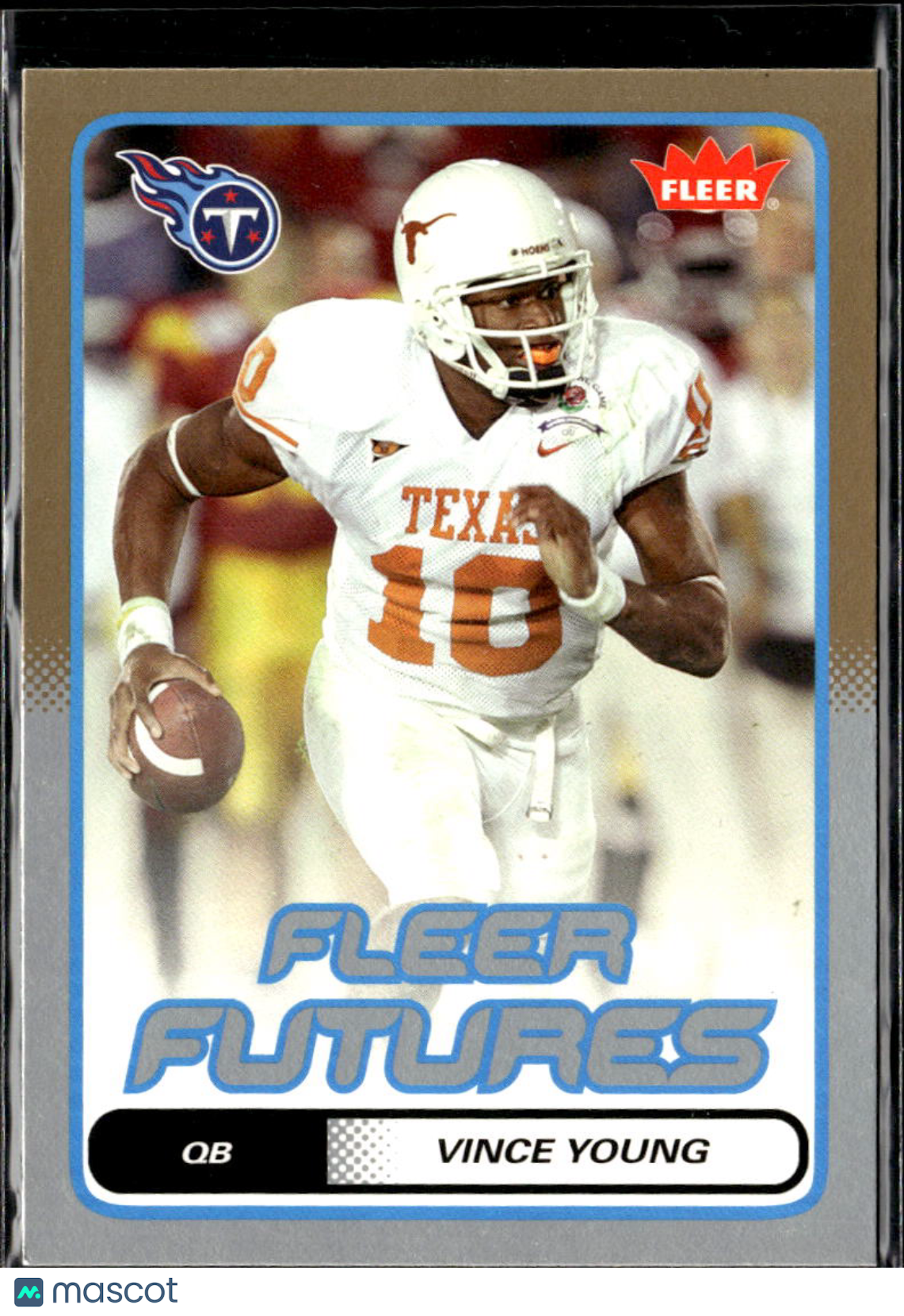 Vince Young 2006 Fleer Futures GOLD Rookie RC SSP SHORTPRINT Tennessee Titans