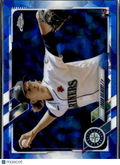 Logan Gilbert 2021 Topps Chrome Sapphire Update Series RC Blue Seattle Mariners