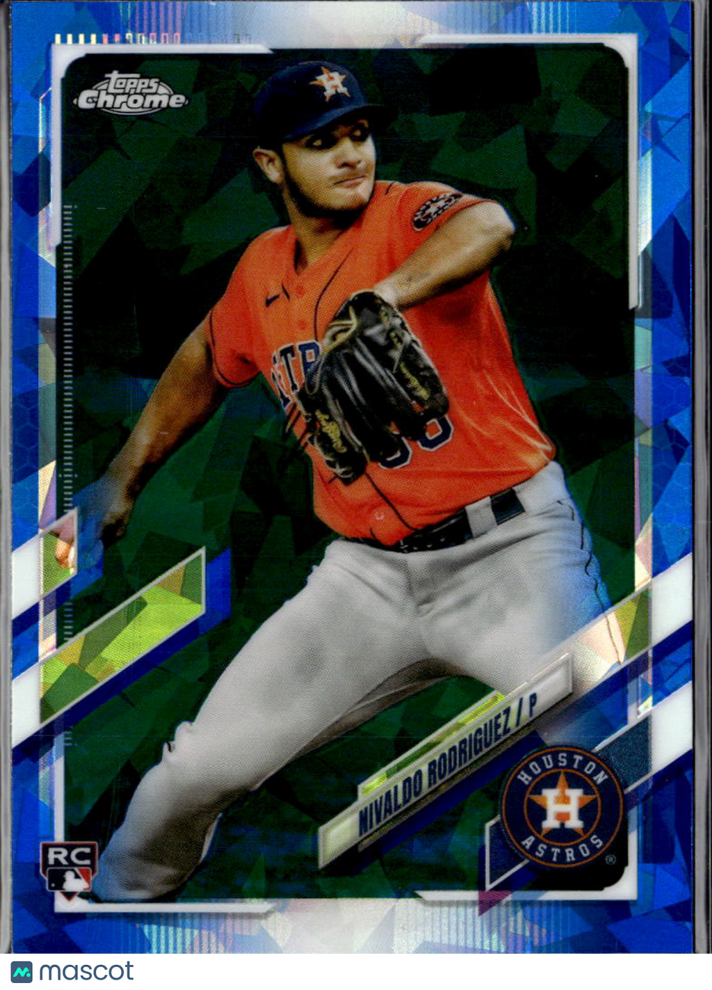 Nivaldo Rodriguez 2021 Topps Chrome Sapphire Update RC Houston Astros