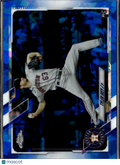 Tyler Ivey 2021 Topps Chrome Update Sapphire Edition RC Blue Houston Astros