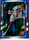Sterling Sharp 2021 Topps Chrome Update Sapphire Edition RC Washington Nationals