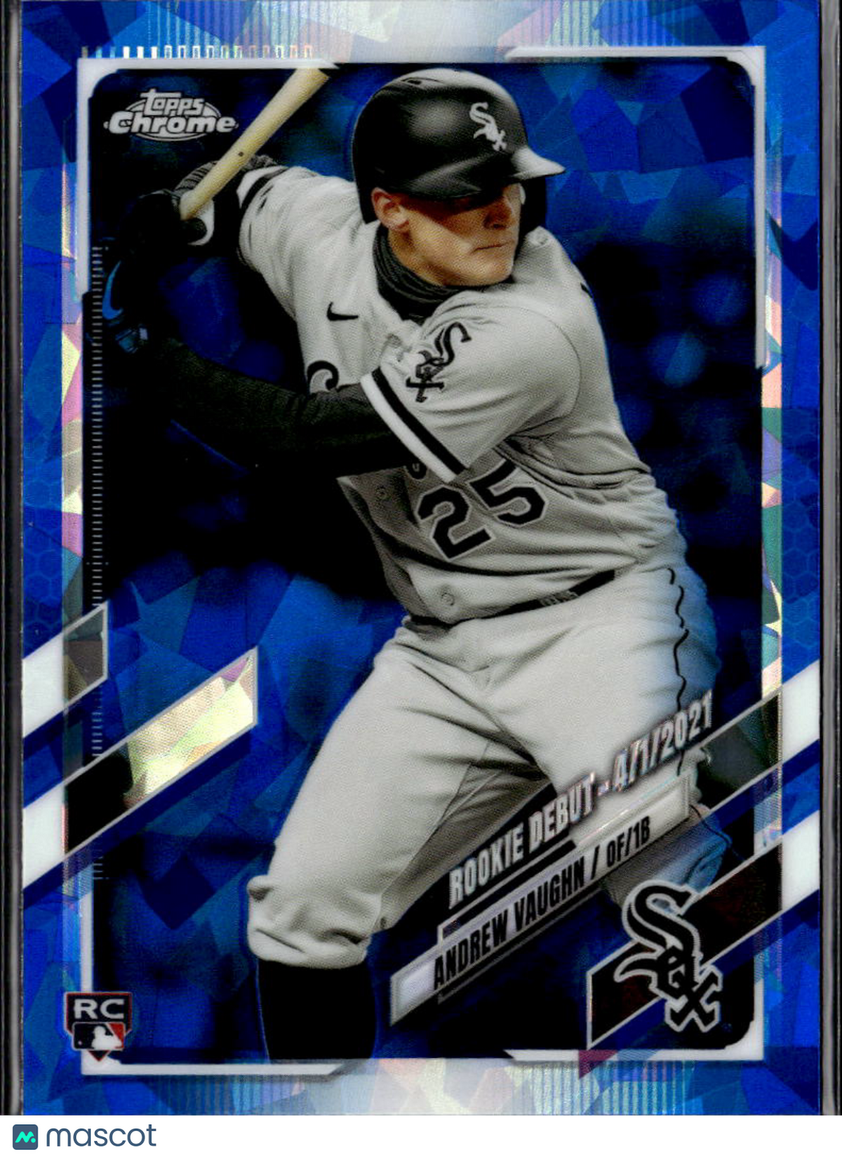 Andrew Vaughn 2021 Topps Chrome Sapphire Update Series RC Chicago White Sox