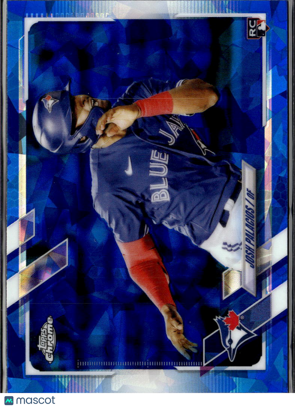 Josh Palacios 2021 Topps Chrome Update Sapphire Edition RC Toronto Blue Jays