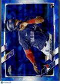Josh Palacios 2021 Topps Chrome Update Sapphire Edition RC Toronto Blue Jays