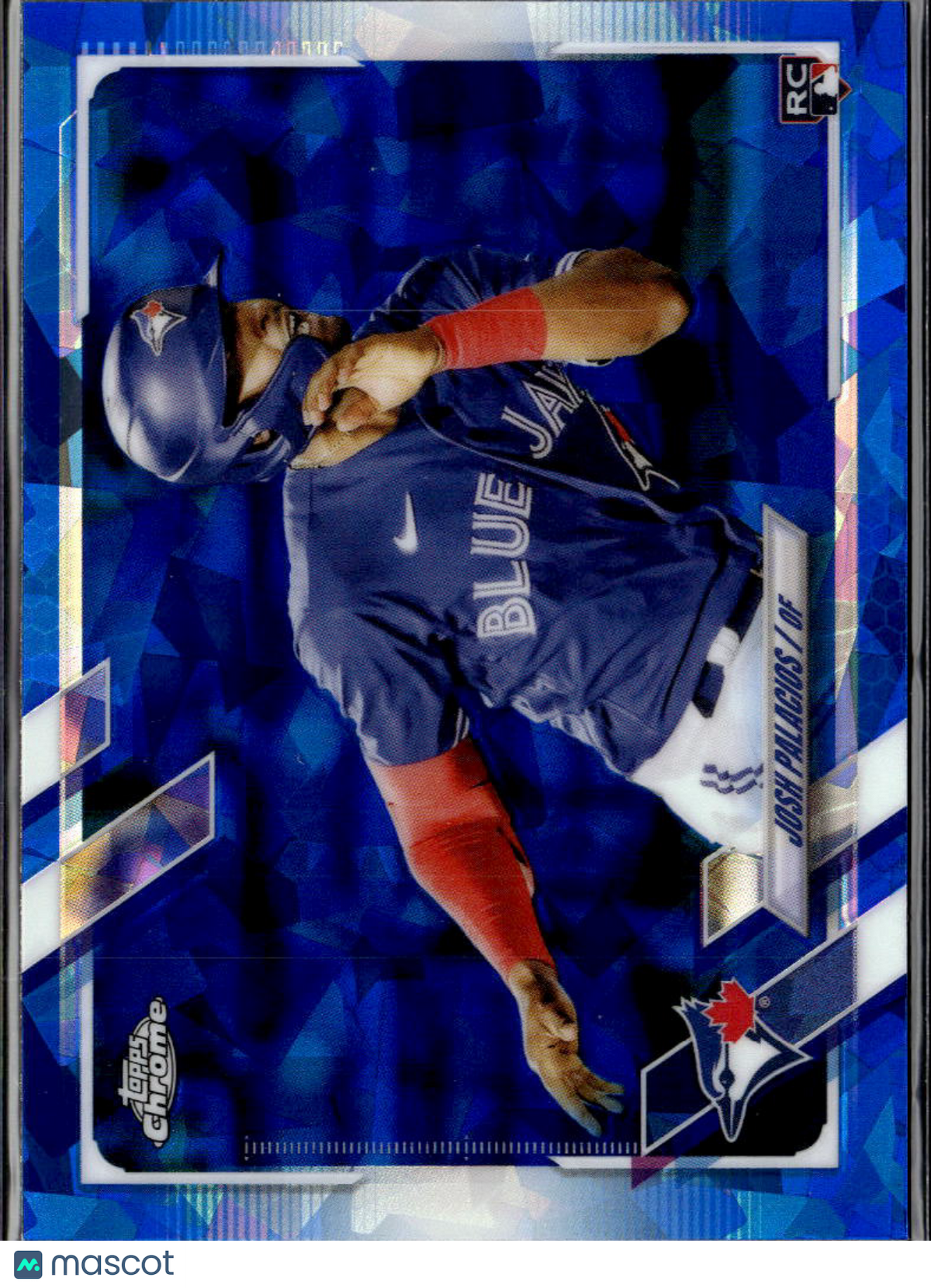 Josh Palacios 2021 Topps Chrome Update Sapphire Edition RC Toronto Blue Jays