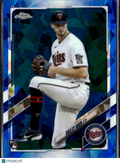 Bailey Ober 2021 Topps Chrome Update Sapphire Edition RC Minnesota Twins