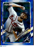 Ian Anderson 2021 Topps Chrome Blue Sapphire Refractor RC Atlanta Braves