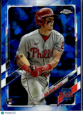 Nick Maton 2021 Topps Chrome Sapphire RC Blue Philadelphia Phillies