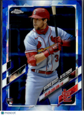 Dylan Carlson 2021 Topps Chrome Update Sapphire Edition RC St. Louis Cardinals