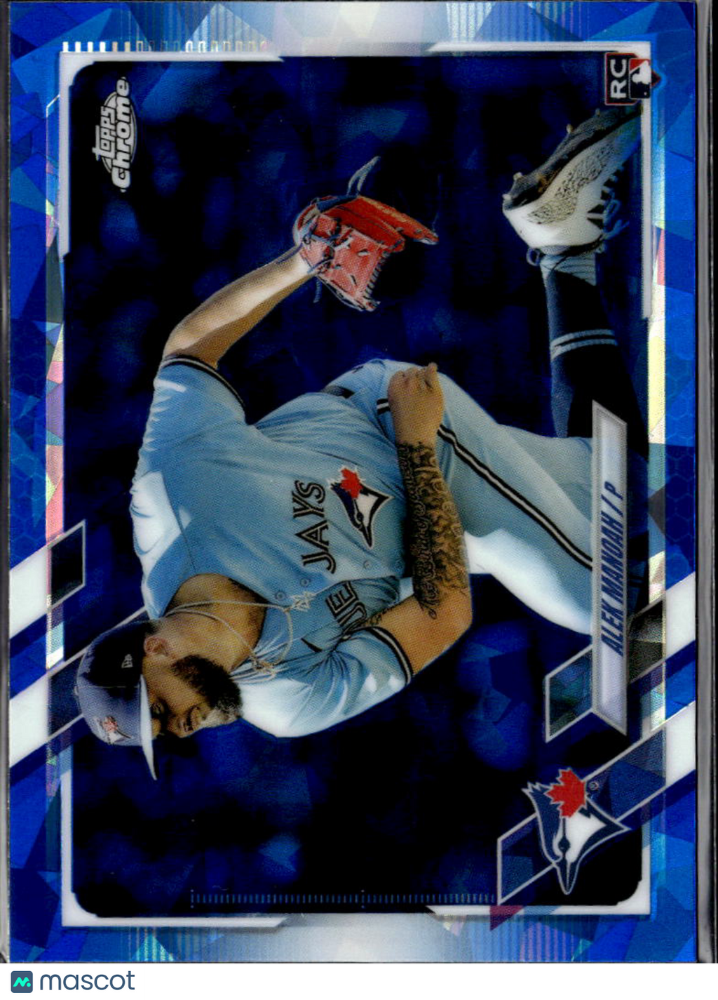 Alek Manoah 2021 Topps Chrome Update Sapphire Edition RC Toronto Blue Jays
